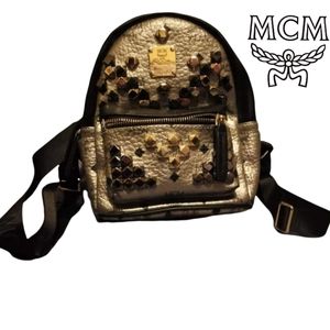 MCM Leather Backpack